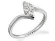 Eighteen Carat White Gold Diamond Cluster Engagement....