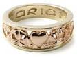 Clogau 9ct Yellow & Rose Gold CGR01 Ladies Love Vine Ring