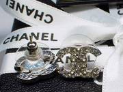 Authentic Chanel-Swarovski stud earrings