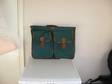 £5 - MEN'S SUIT carrier. Green Canvas