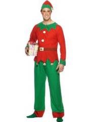 Men's Elf Fancy Dress Costume (Size Large)