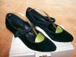 LADIES SIZE 6 'sacha london' t bar black suede....