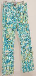 Funky jeans with flowers and different colours USsize7