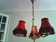 £20 - BRASS CEILING light. 3 arms