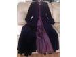 MIDNIGHT BLUE Velvet Long Length Military Style Coat....