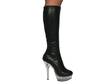 £30 - BOOTS,  BLACK knee high heel