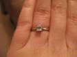 PLATINUM DIAMOND solitaire ring Stunning Beaverbrooks....