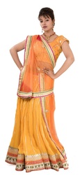 Yellow Lehenga Choli of Kadri Brand