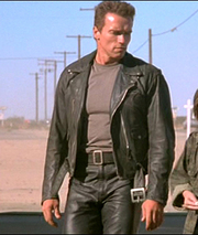 Terminator Arnold Schwarzenegger Leather Jacket