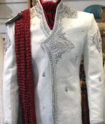 Off white Kedia Style Sherwani