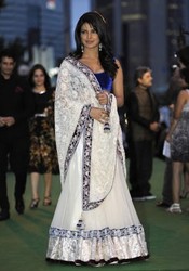 Priyanka Chopra White Lehenga at IIFA Awards