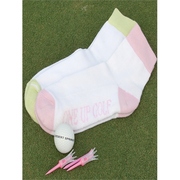 Green Lamb Ankle Socks for Ladies Golf Shoes at One Up golf