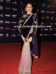 Anushka Sharma - dual fabric saree