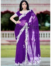 Elegant Cut Work Saree