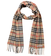 BURBERRY SCARF 100% CASHMERE IN TARTAN-vente-max.com