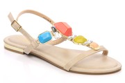 Women Flat Heel Thong Style Casual Sandals