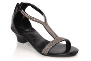 Girls Diamante T-Strap Sandal