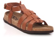 Buckled Latex Footbed Sandal