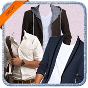 Men fashion photo suit