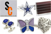 Add style & refinement to your outfit at Star Cufflinks