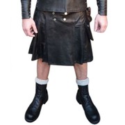 Men's Leather Kilt 24