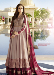 Online Wine Floor Touch Wedding Anarkali Salwar Kameez