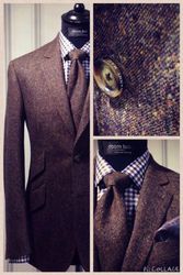 Tweed suits for men