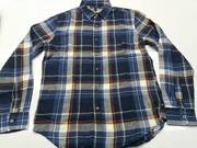 TEXDEN- BANANA REPUBLIC - MEN'S FLANNEL LONG SLEEVE SHIRT