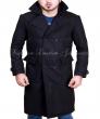 Sherlock Holmes Wool Trench Coat