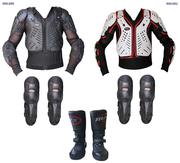 Kids Moto-Cross MAXFIVE Knee Shin Body Armor Jacket