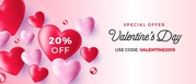 Valentine's Day Offer - 20 percent off on purses and handbags