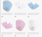 Get Personalised Baby Bibs Online for Christmas