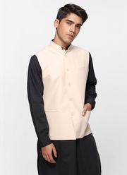 COTTON SAND BAND WAISTCOAT