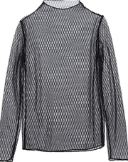 Women's Sexy Club Clothing Mesh Sheer Long Sleeve