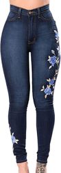 Womens High Waist Slim  Skinny Pencil Denim Jeans231209