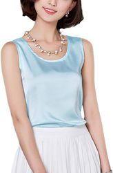 Camisole Vest Top Cami  Sleeveless Plain Tops T-Shirt240104