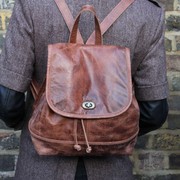 leather backpack women 