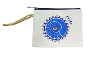 Small Cotton Zipper Pouch Bag for Jewellery