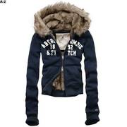 Discount NEW Style AF Women Down Coat Jacket navy blu SZ:S-XXL 